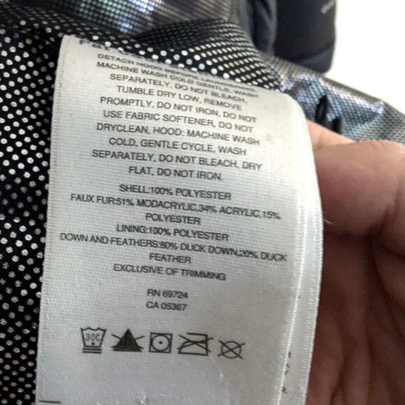 Columbia Womens Polar Freeze Long Down Omni Heat Winter Coat Jacket Parka Gray - Picture 10 of 10